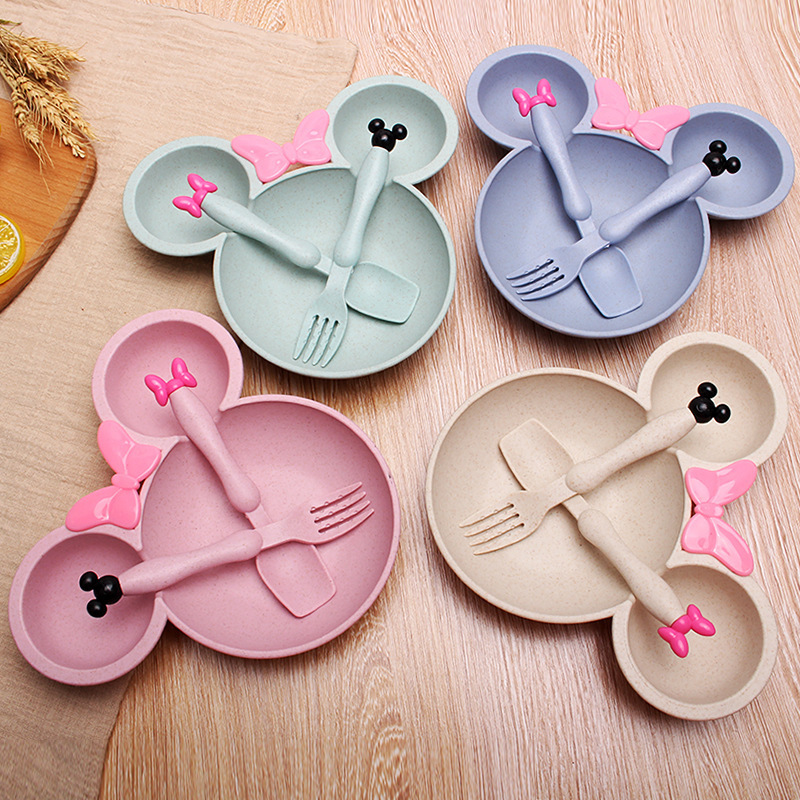 Baby Food Menu - Ensemble de Filles et Fourchette en