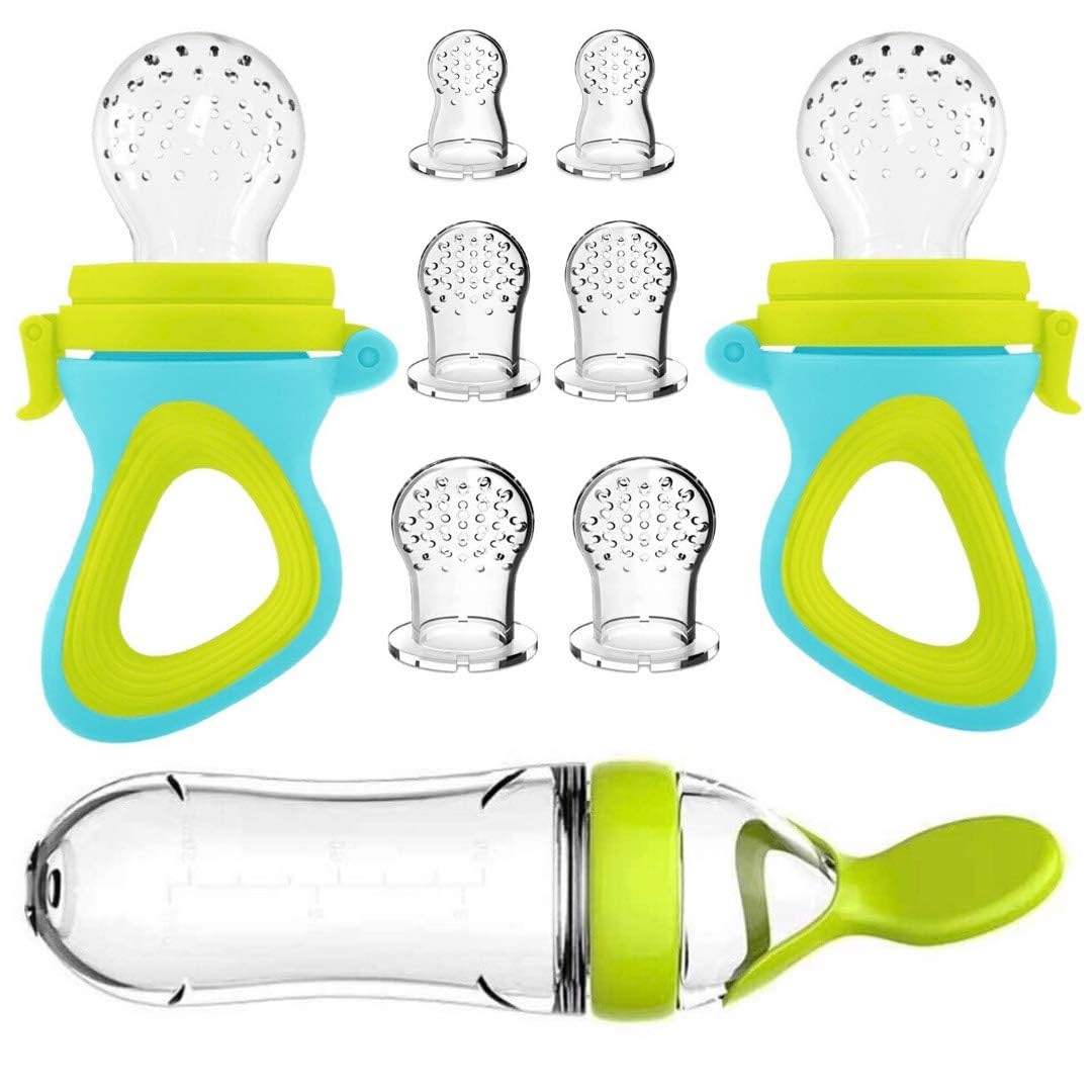 Baby Food Jars - BiSantos à presser en silicone pour