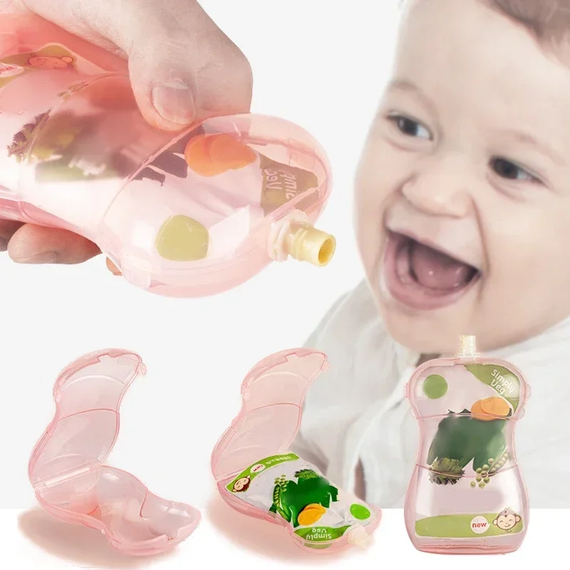 Baby Food Yogurt - Boîte Anti-pression pour purée de fruits,