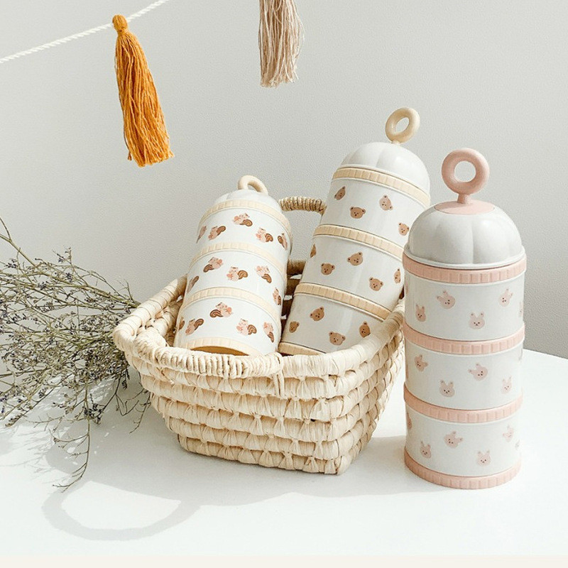 Baby Food In Jar - Boîte de lait en poudre ours