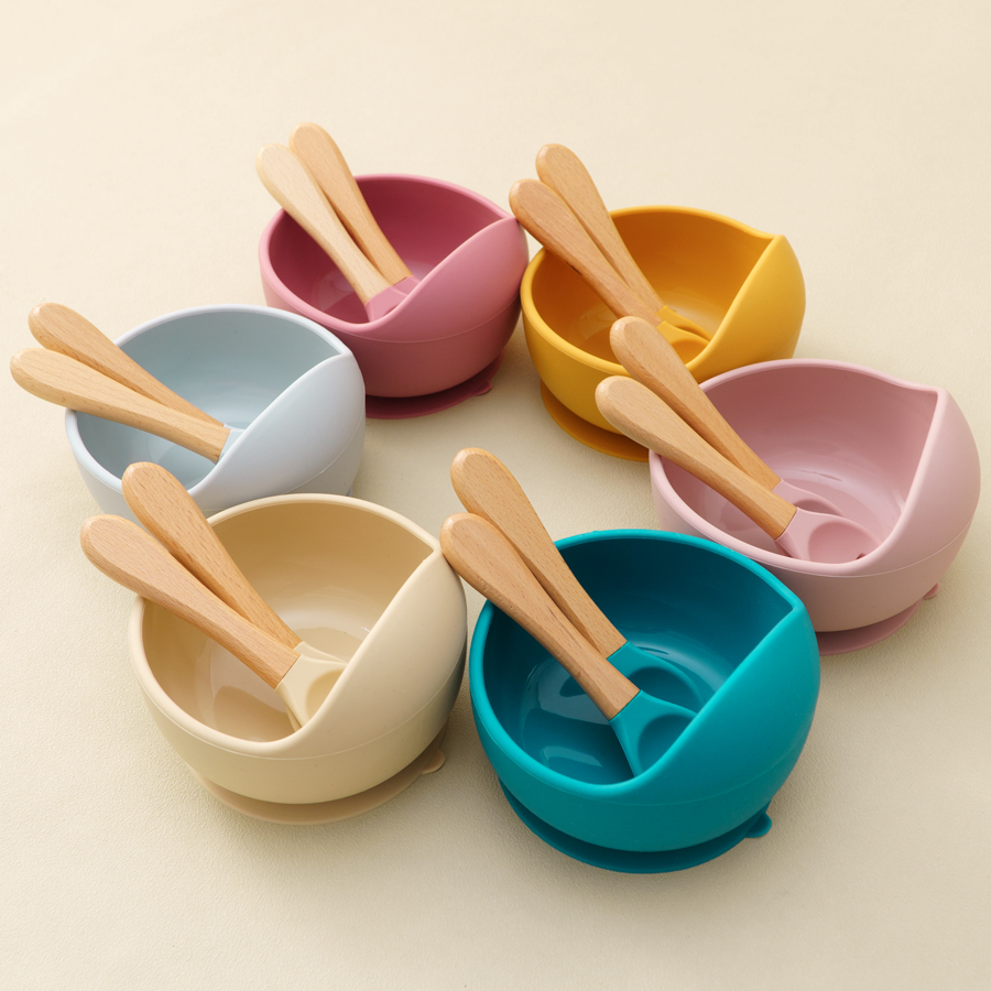 Baby Food Menu - Mamaplan 3 pièces bébé Silicone alimentation