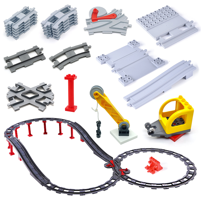 Lego Set City - Ensemble de voies de Train, grands