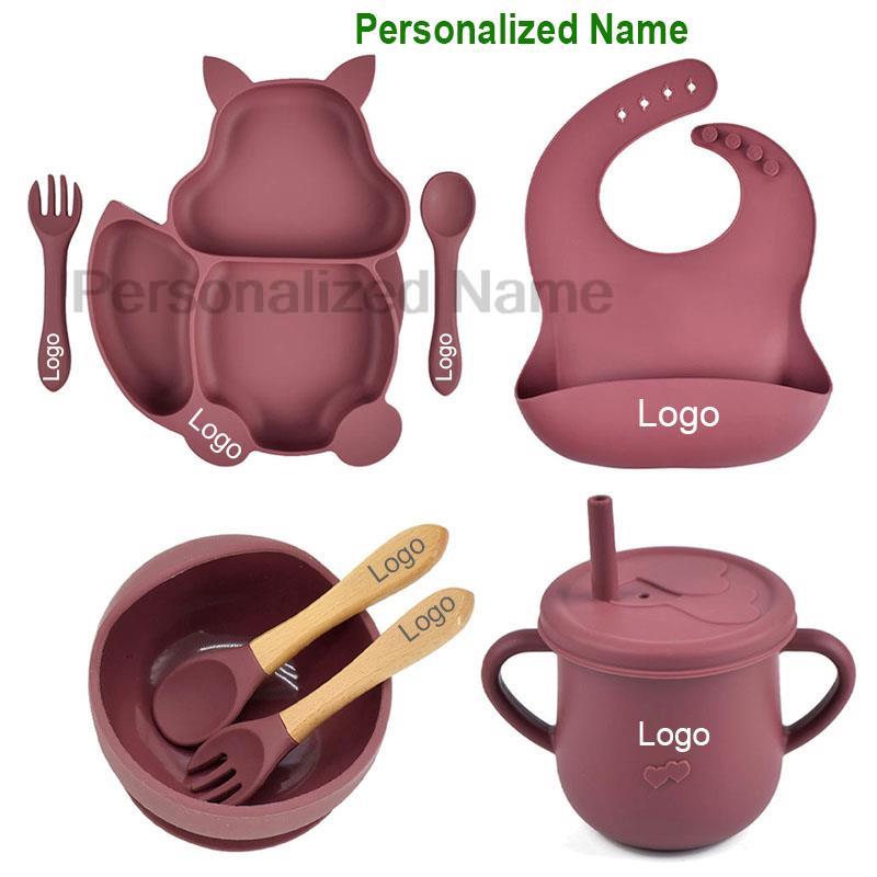 Baby Food Menu - Bébé Silicone ventouse bol assiette tasse