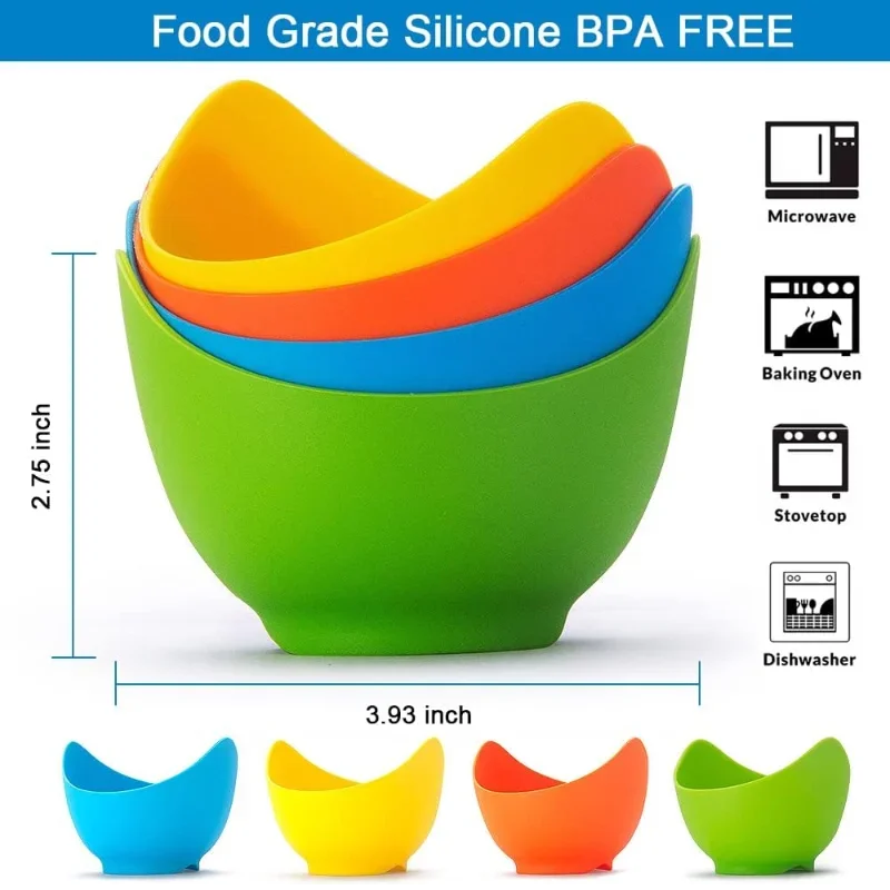 Baby Food Egg - Moule en silicone pour micro-ondes, friteuse