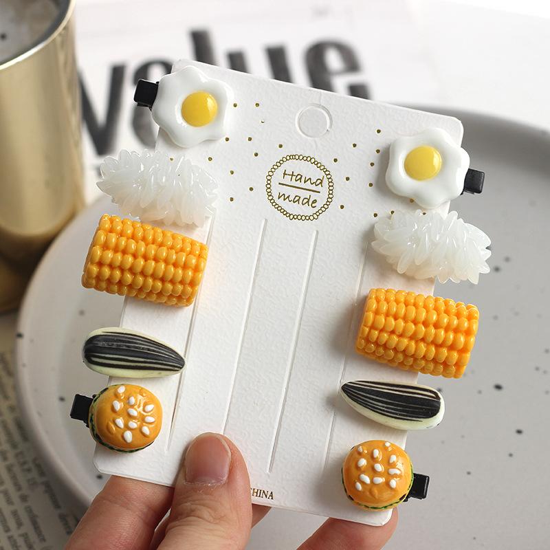 Baby Food Egg - 10 Pinces à Cheveux Amusantes et