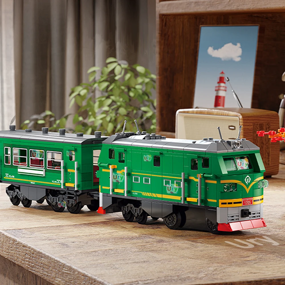 Train à vapeur rétro vert tech - Lego Set City avis et prix