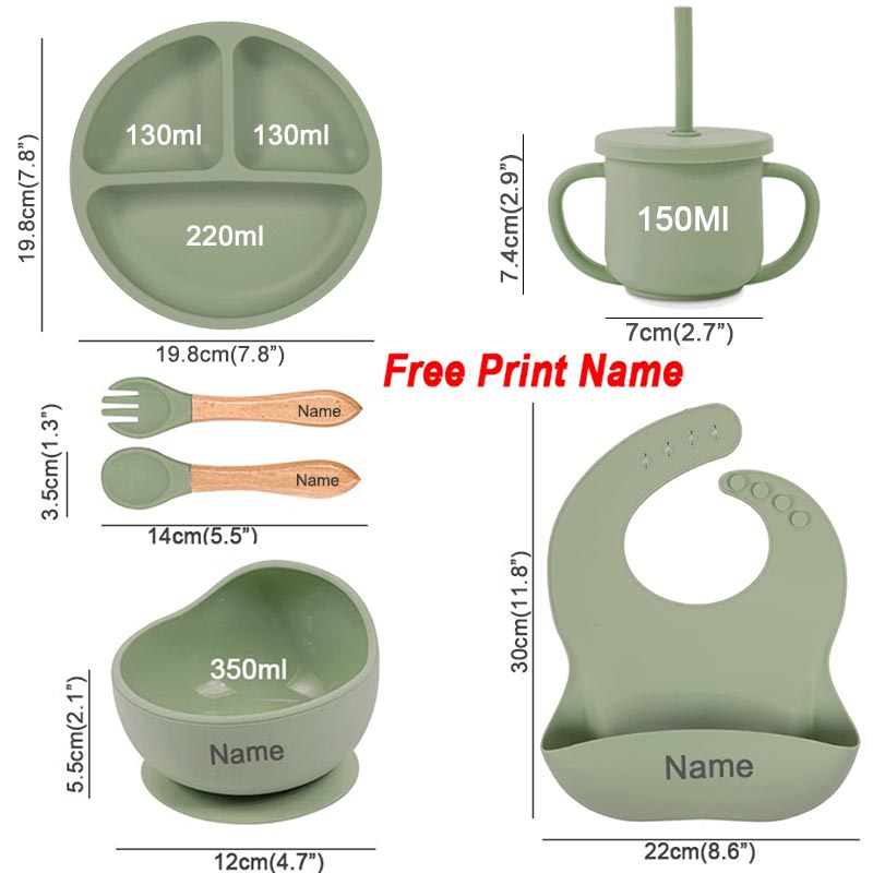 Vaisselle en Silicone pour enf - Baby Food Menu avis et prix