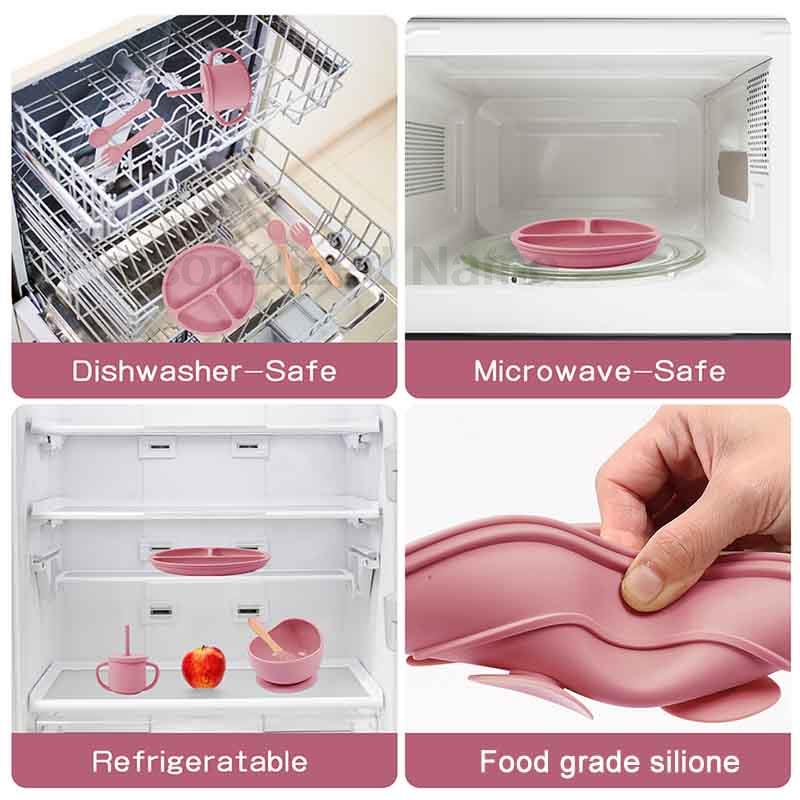 Vaisselle en Silicone pour enf - Baby Food Menu avis et prix