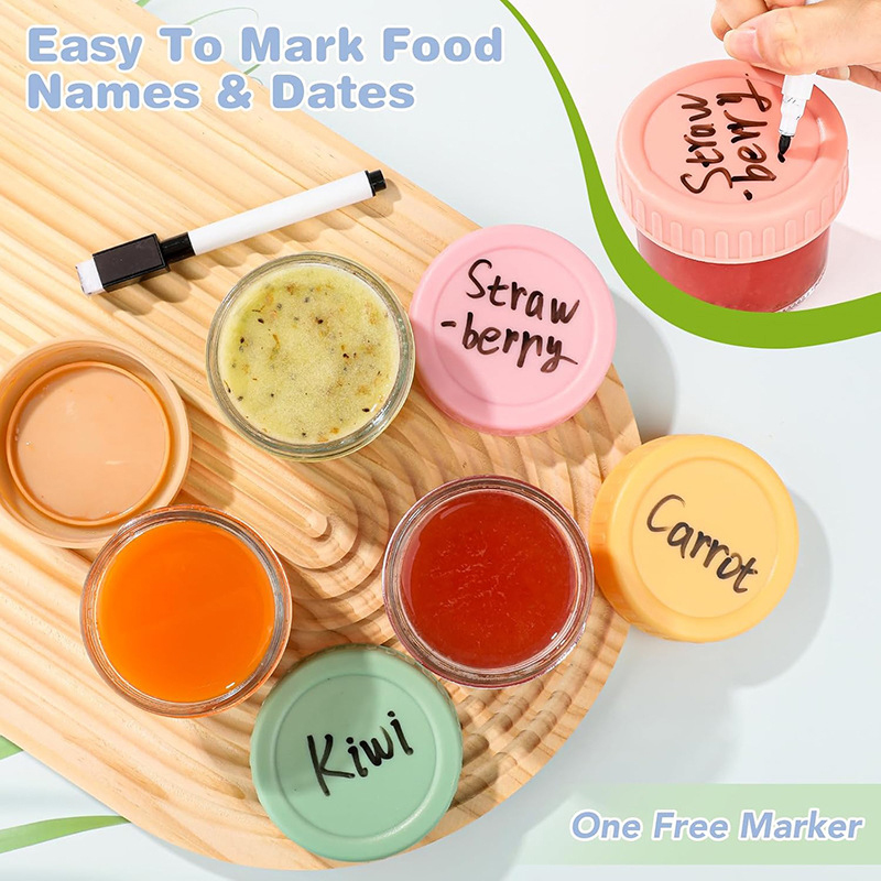 Lot de 6 pots en verre de 120  - Baby Food Yogurt avis et prix