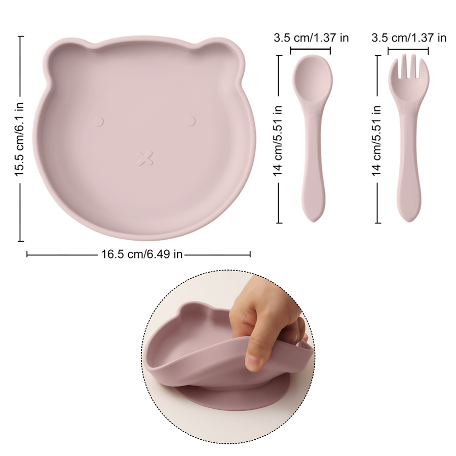 Mamaplan-Assiette en silicone  - Baby Food Menu avis et prix